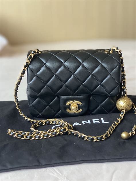 chanel mini square 2022|Chanel small bag with price.